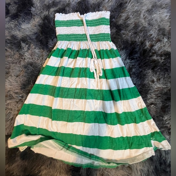 Swim cover. Green and white stripes - Picture 1 of 4